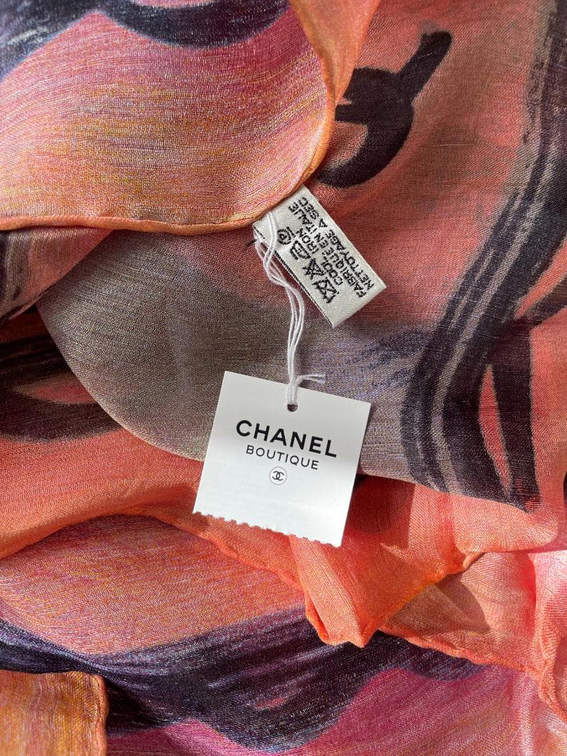 【❁⃘℘.】CHANEL シャネル　スカーフ 新品　90×90