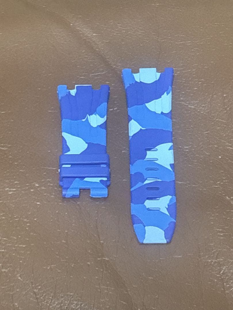 オーデマピゲ　オフショア　青色迷彩ラバーベルト