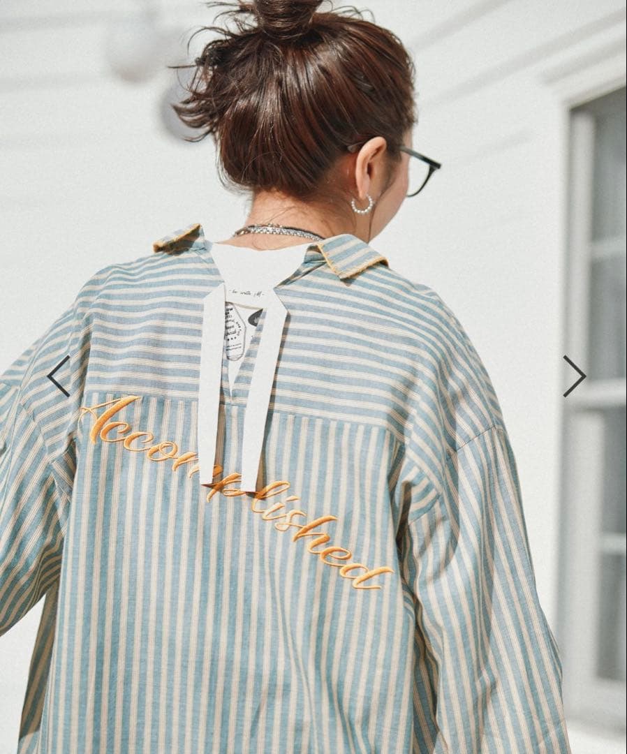 ニコアンド ［be with M］ Misayoシアストシャツ