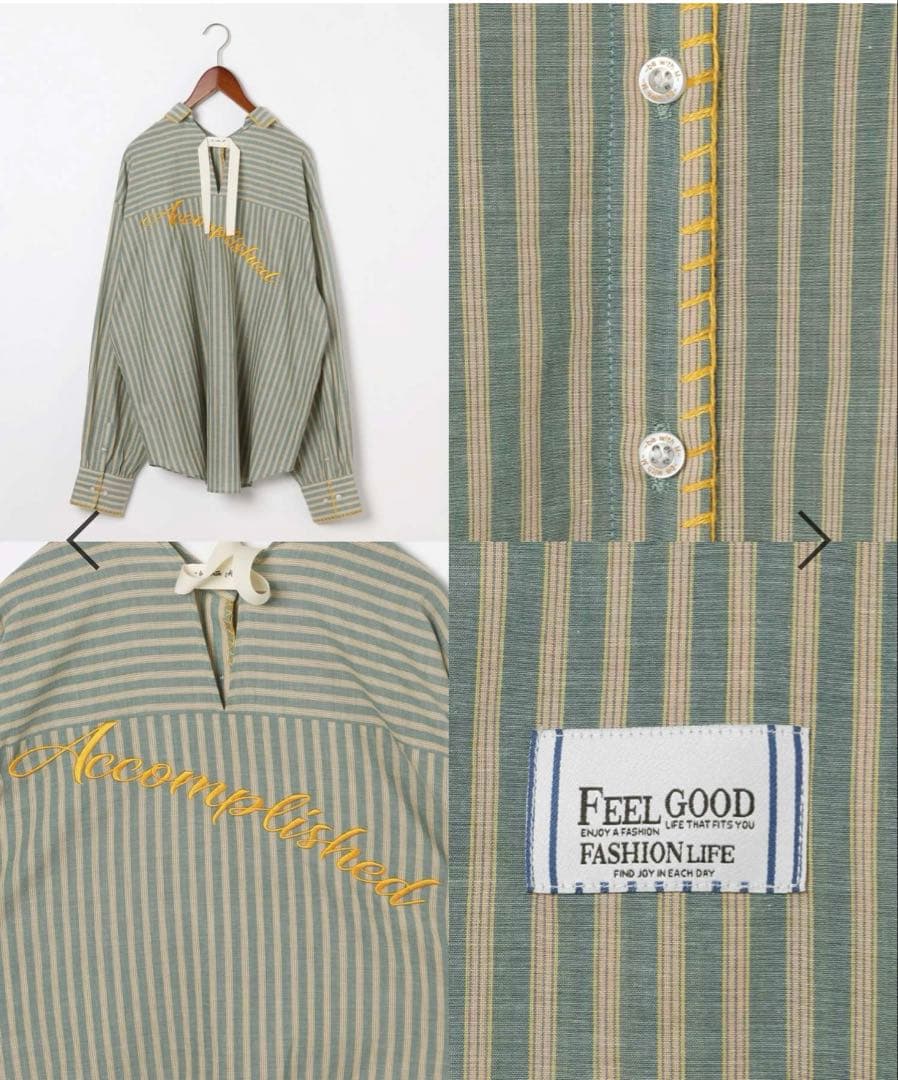 ニコアンド ［be with M］ Misayoシアストシャツ