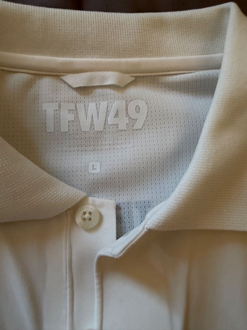 TFW49 LUXURY REGULAR POLO ホワイト　L