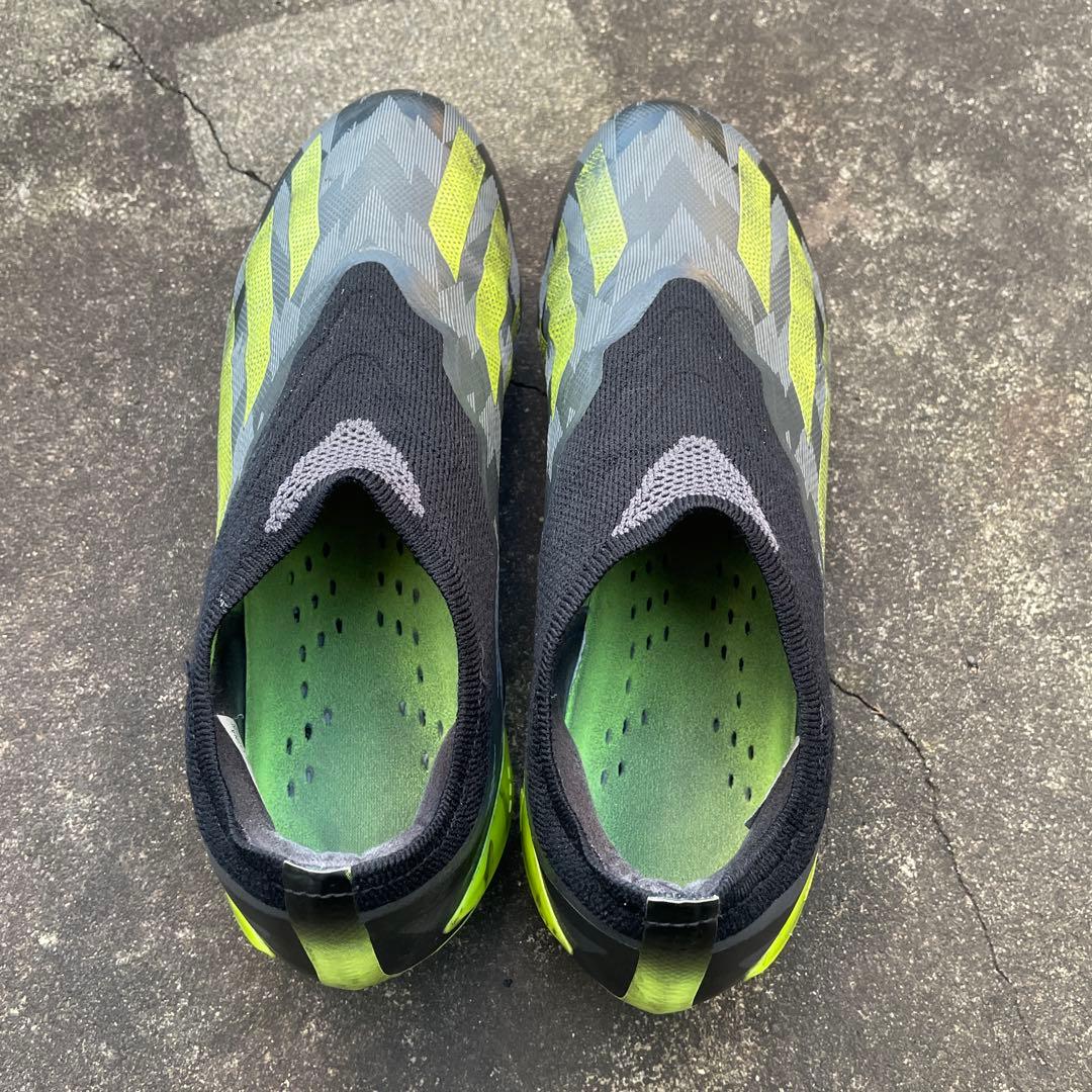 adidas サッカースパイクFGソール　X 紐なし