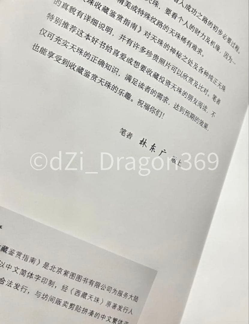 【 一点限り／ 入手困難 】中国刊行 天珠（dZi）の本 林 東廣 著