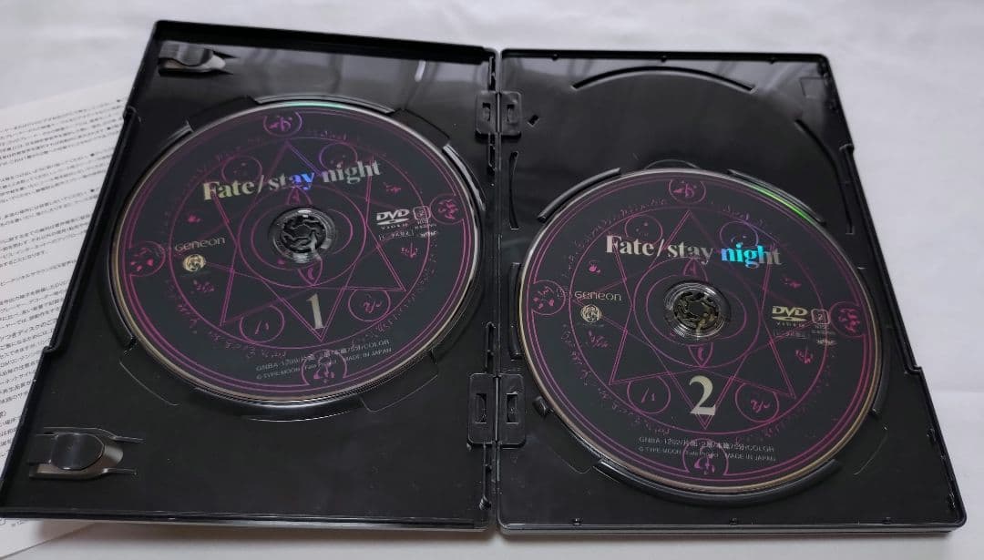 アニメ　Fate/stay night SET1 SET2 8枚組　限定生産版
