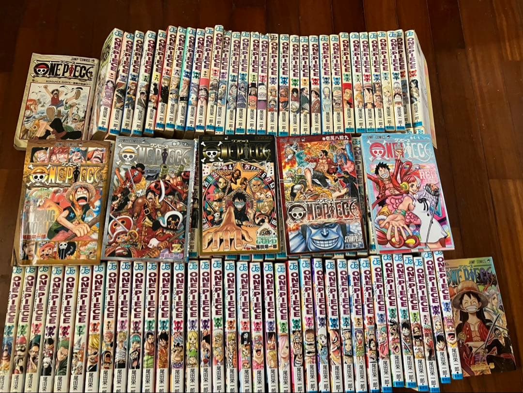 激レア映画特典付き ワンピース漫画100巻までセット ほぼ全巻セット