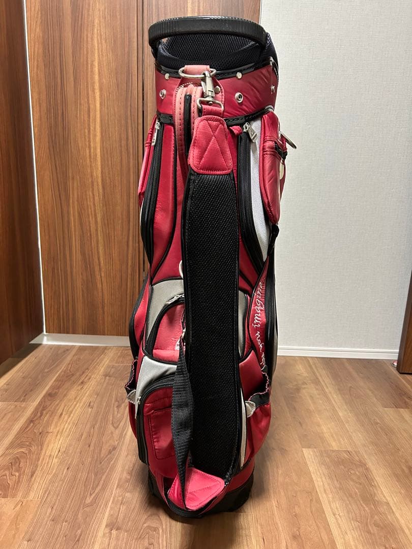 (美品)LE COQ SPORTIF ESPRIT キャディバッグ 赤白