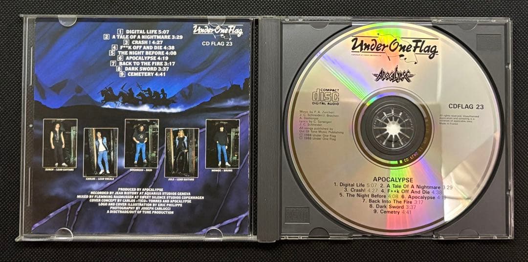 APOCALYPSEアポカリプス1stスイス産伝説B級スラッシュメタルフランス盤