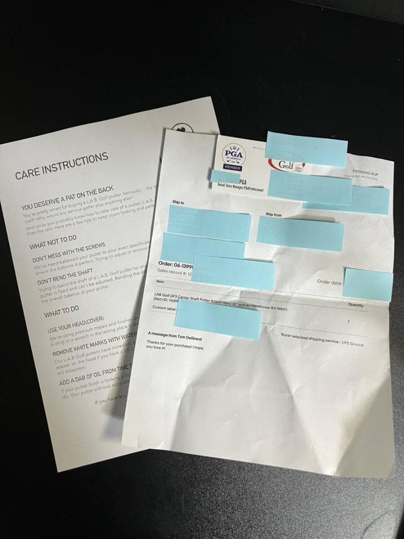 ★未開封新品★ L.A.B. GOLF ラブ ゴルフ DF3 35インチ