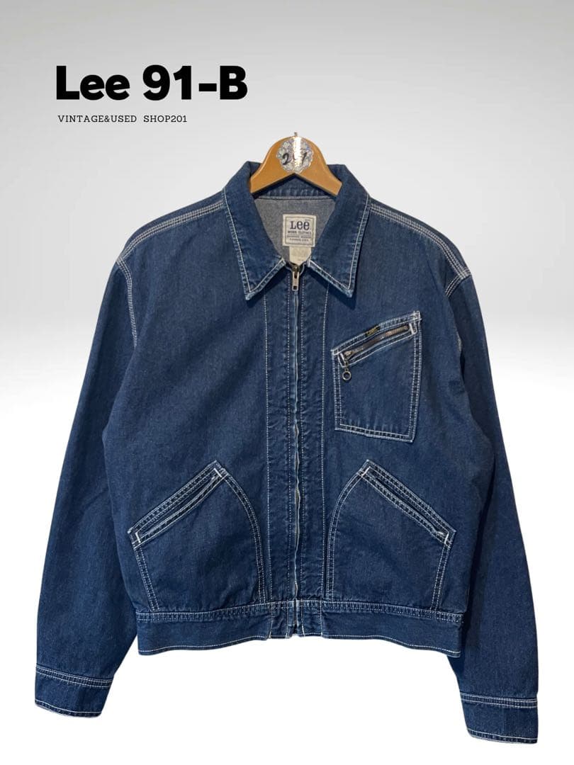 Lee 91-B 復刻 濃紺 リー デニム ワークジャケット L