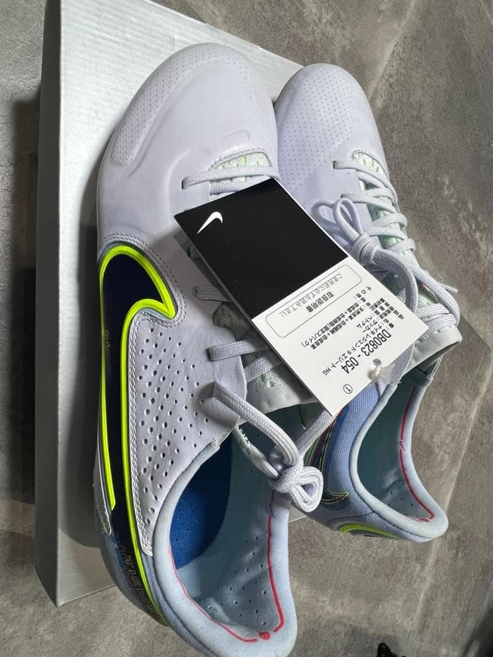 Nike フットサルシューズ ホワイト/ネオンイエロー