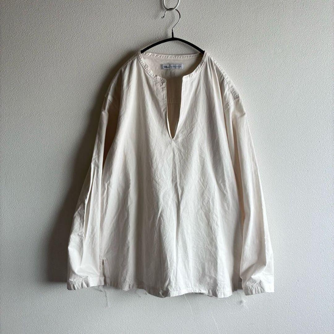 RON HERMAN ロンハーマン RHC ノーカラー シャツ