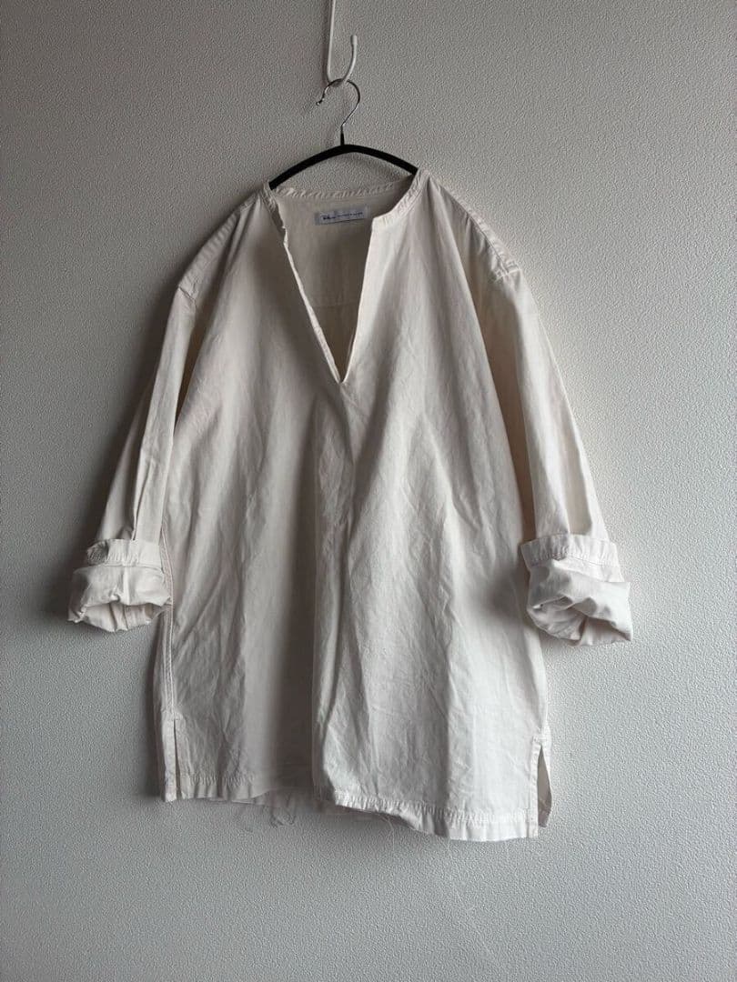RON HERMAN ロンハーマン RHC ノーカラー シャツ