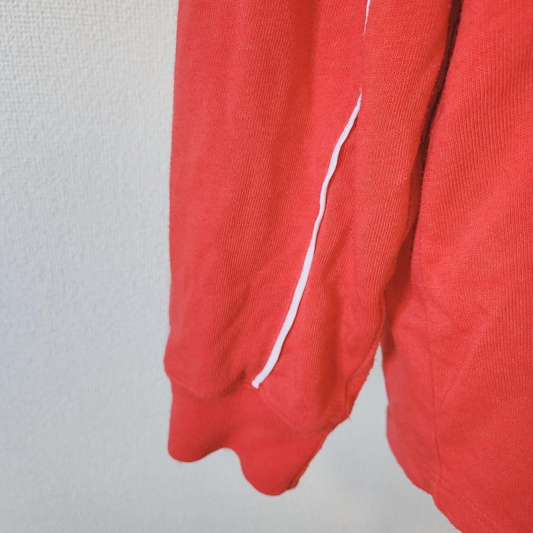 希少 Reebok ウェールズ代表 長袖 ジャージ XL レッド 刺繍ロゴ