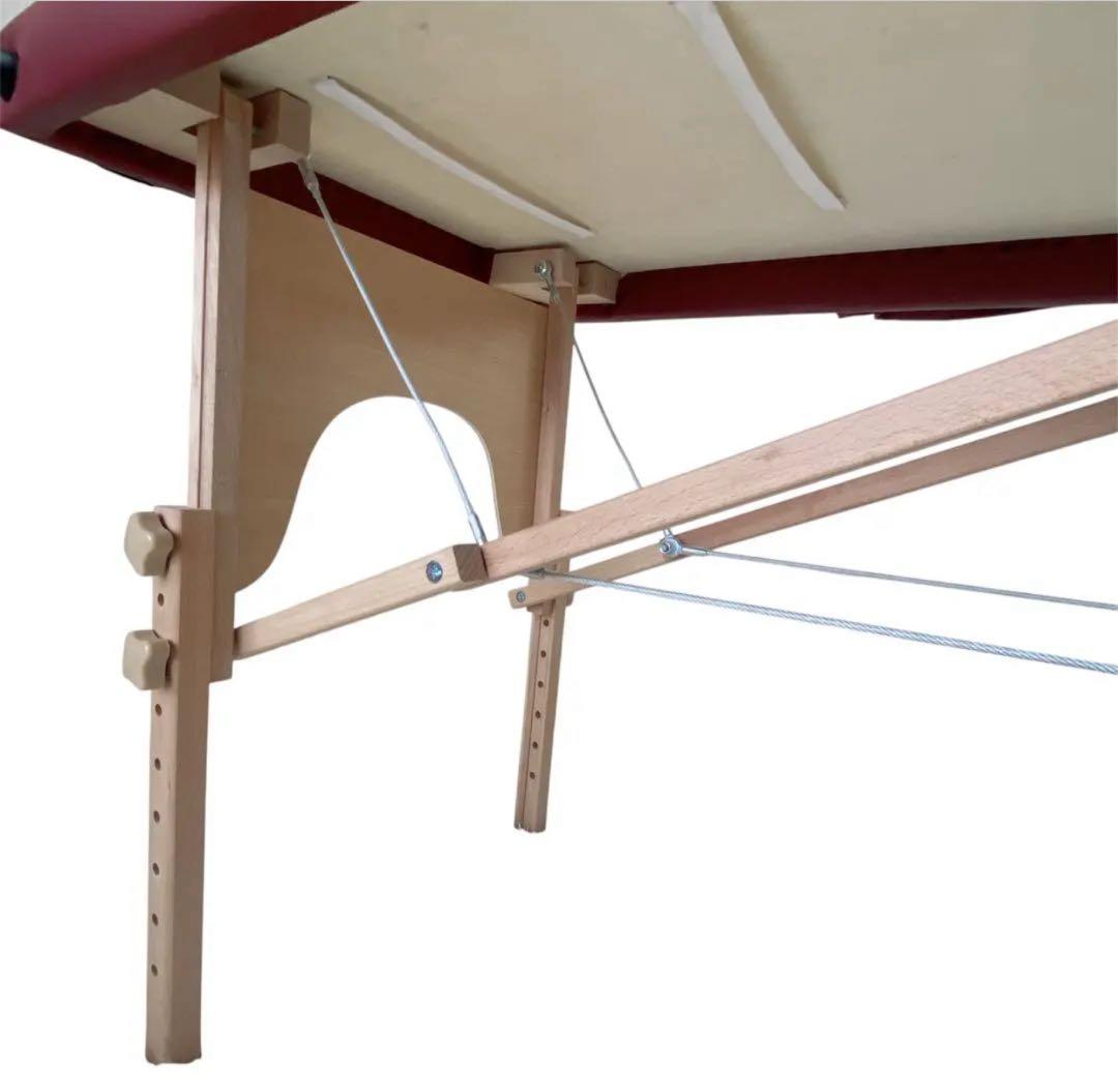 処分SALE★折り畳みマッサージベッド　施術台　エステベッド　出張用　コンパクト