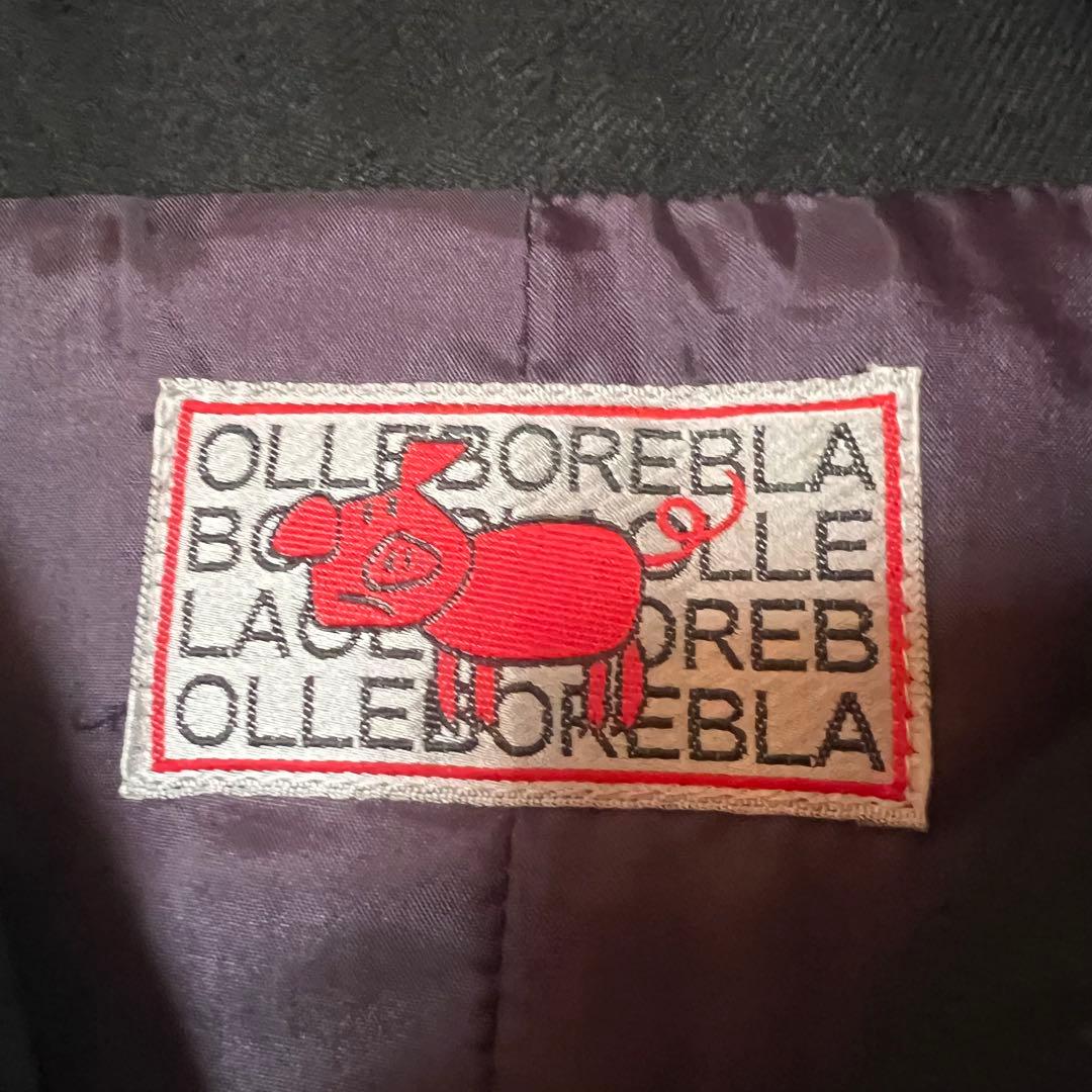 【SALE】アルベロベロ　アンゴラ混ベスト　フード　うさぎ柄　ウサギ　ブラック