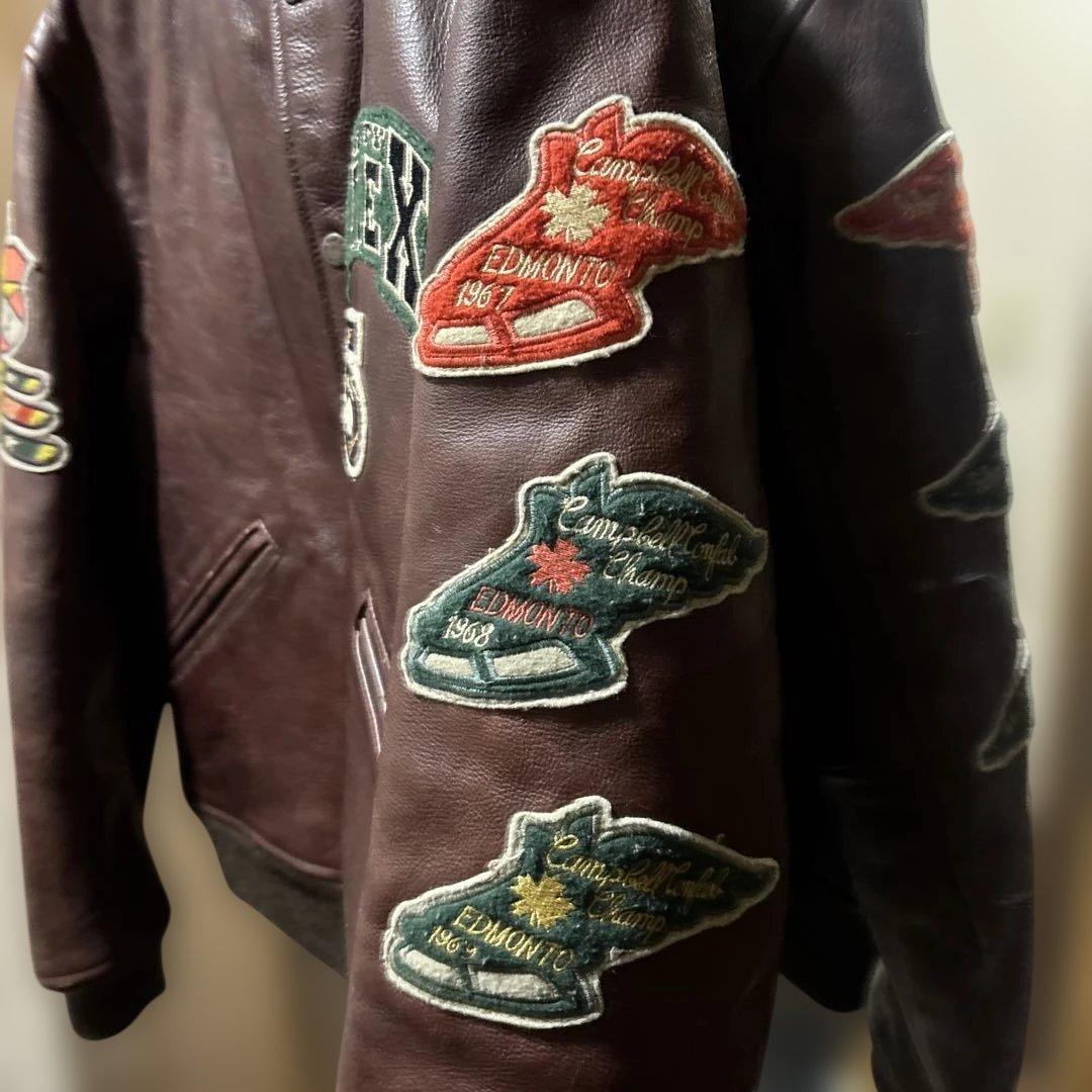 avirex varsity 5 革ジャン　ライダーズ