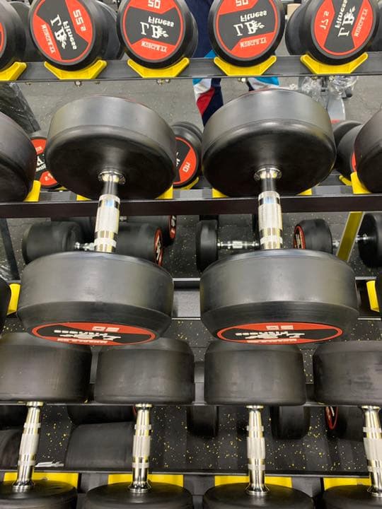 ラバーダンベル　　22.5kg 2個