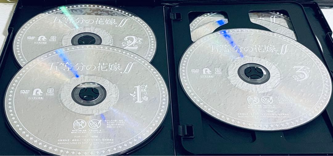 五等分の花嫁∬ ２期　全５巻　レンタル版DVD 全巻セット　アニメ