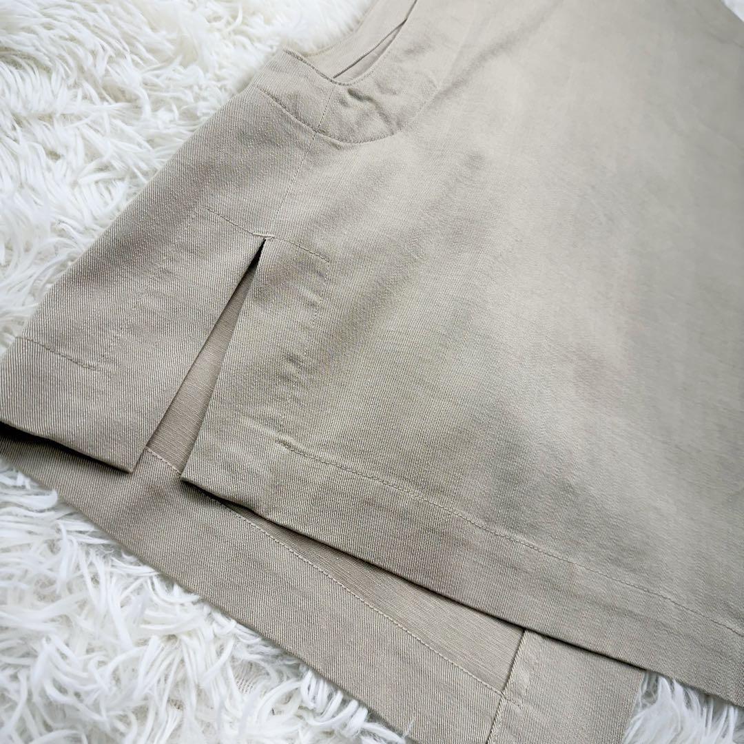 新品未使用 BEARDSLEY ビアズリー 2WAY ショートベスト ベージュ