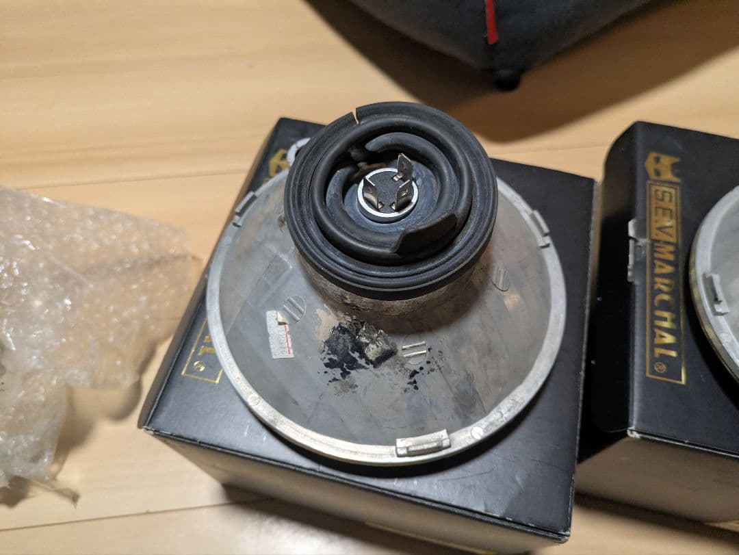 マーシャルライト　722・702ヘッドライプ　イエロー　180φ　両目セット