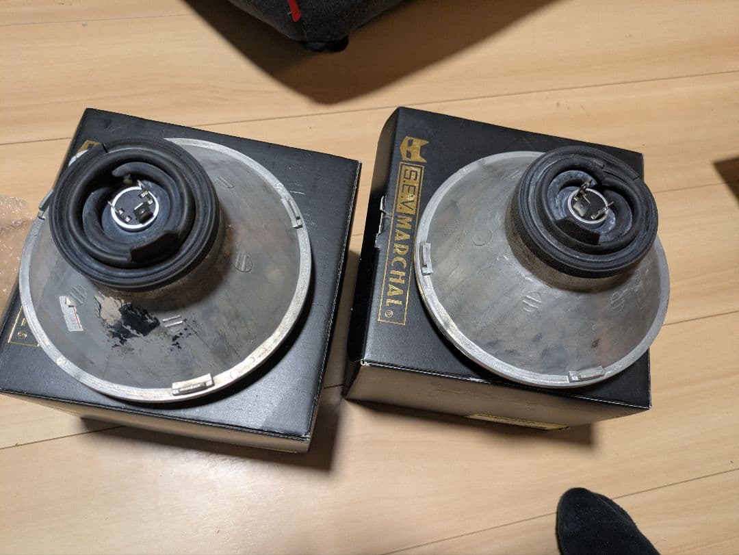 マーシャルライト　722・702ヘッドライプ　イエロー　180φ　両目セット