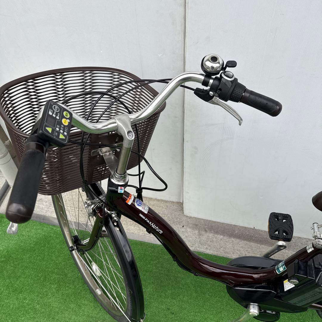 YAMAHAヤマハ電動アシスト自転車26インチ バッテリー12.3Ah ブラウン