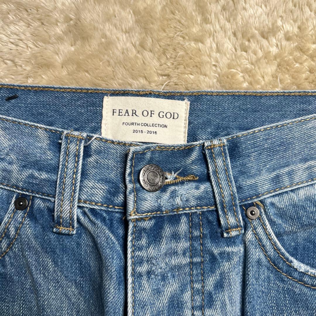 Fear of godスキーニーデニム　ダメージ加工　サイズ30
