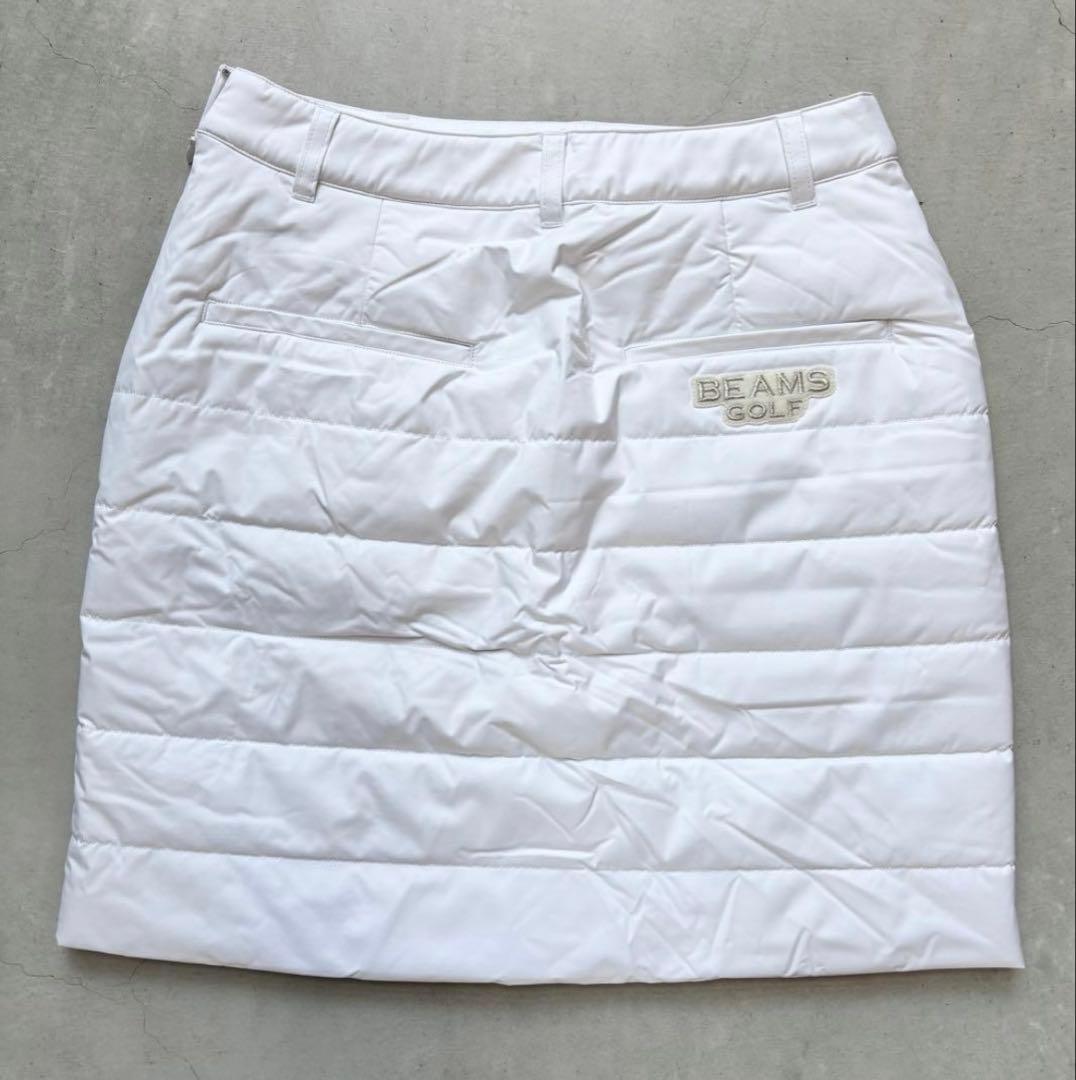 【極美品】BEAMS GOLF ビームスゴルフ パテッド 撥水スカート 中綿蓄熱