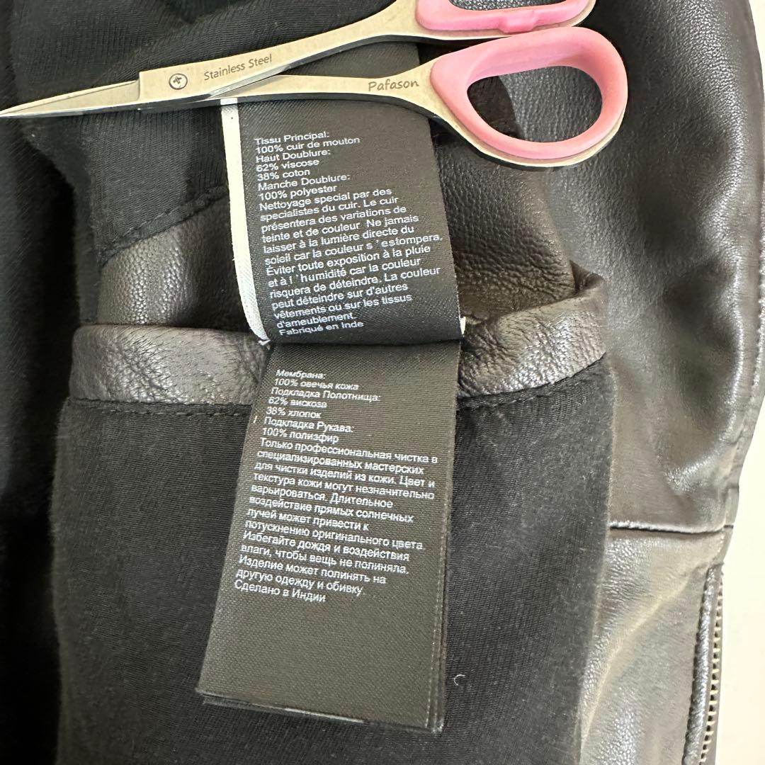 ALLSAINTS ブラック ダブルライダースジャケット XS(日本S-M）