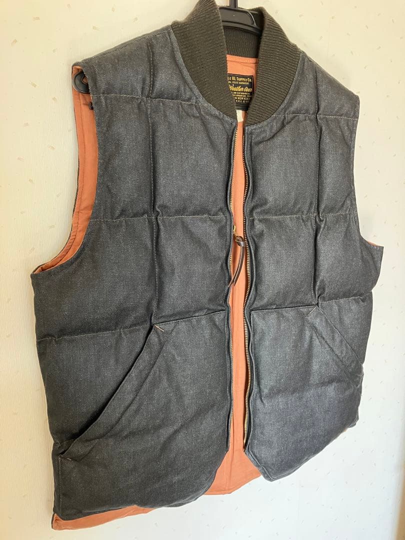 RRL デニム　キルティング　ベスト S ダブルアールエル　ラルフローレン