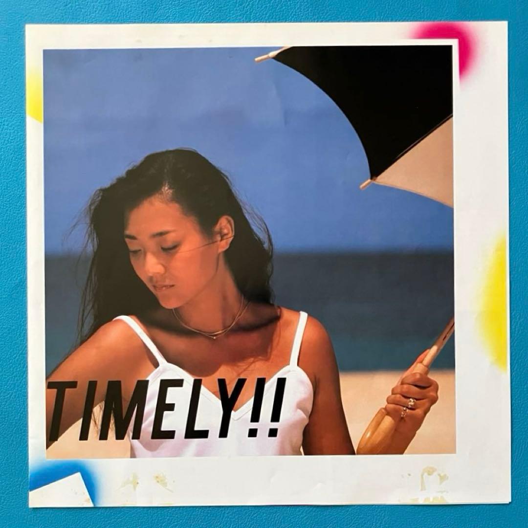 【オリジナル盤LP】 ANRI=杏里 「Timely」 28K-63